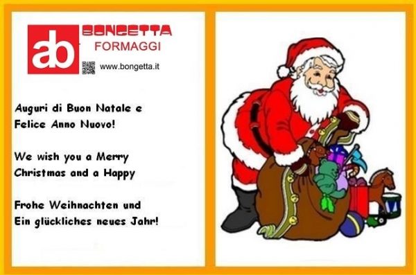 Auguri di Buone Feste - Bongetta Formaggi Cheeses Store